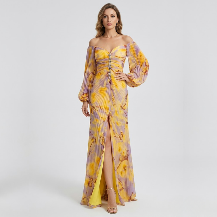 VALERIQUE | Robe Col V pour Femme – Coupe Ajustée