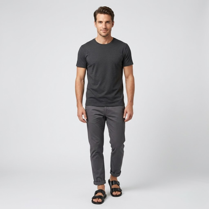 VALERIQUE | Sandales à Double Boucle pour Homme
