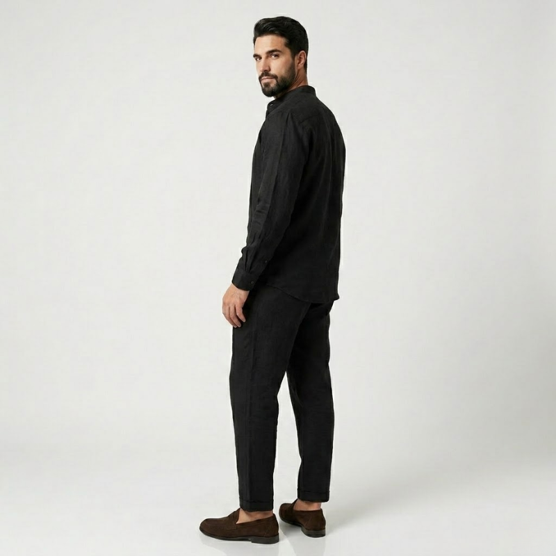 VALERIQUE | Ensemble Chemise et Pantalon pour Homme – Coupe Décontractée