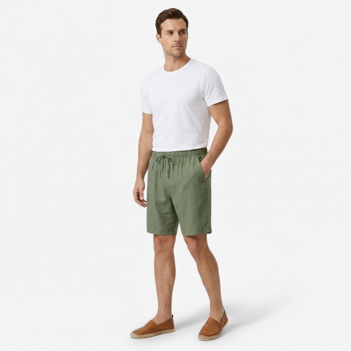 VALERIQUE | Short en Lin Léger pour Homme – Coupe Ample