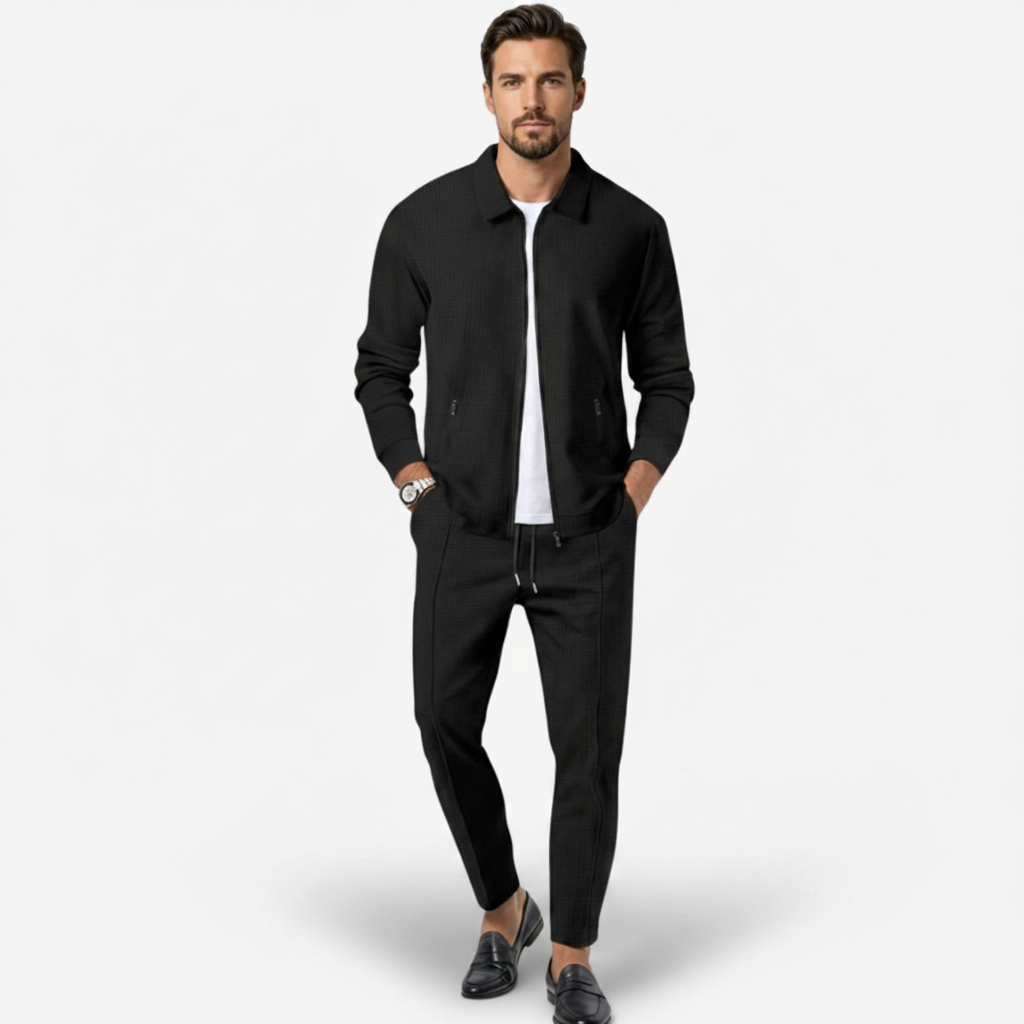 VALERIQUE | Ensemble Veste Zippée et Pantalon pour Homme