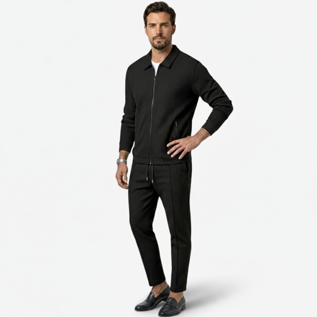VALERIQUE | Ensemble Veste Zippée et Pantalon pour Homme