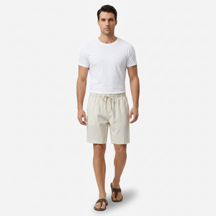 VALERIQUE | Short en Lin Léger pour Homme – Coupe Ample