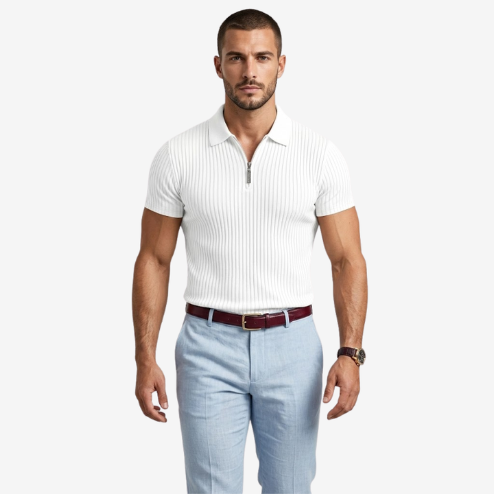 VALERIQUE | Polo à Manches Courtes pour Homme – Col Classique et Coupe Régulière