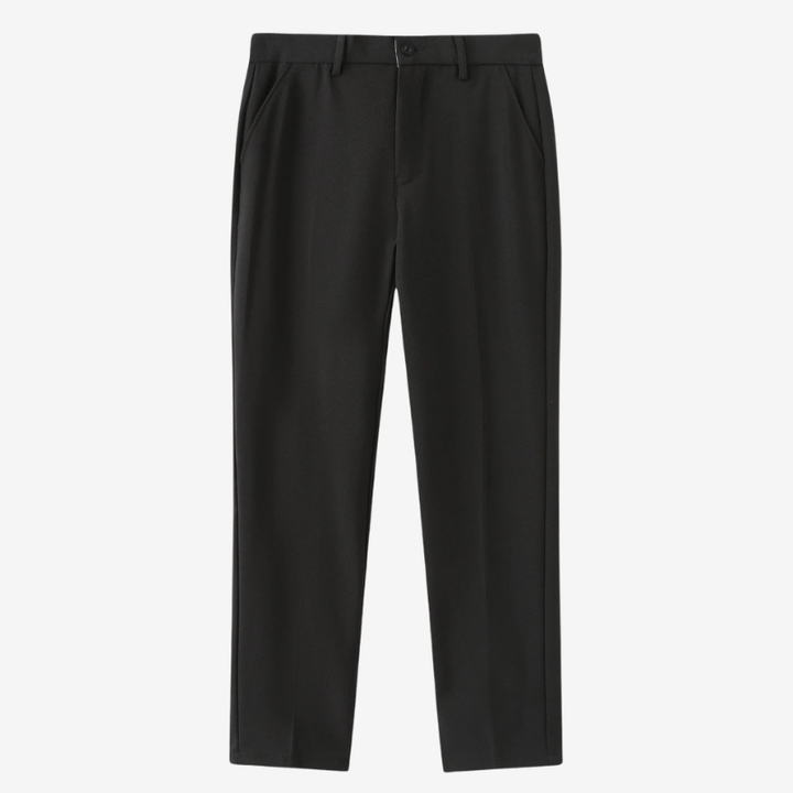 VALERIQUE | Pantalon Extensible en Coton pour Femme – Coupe Ajustée