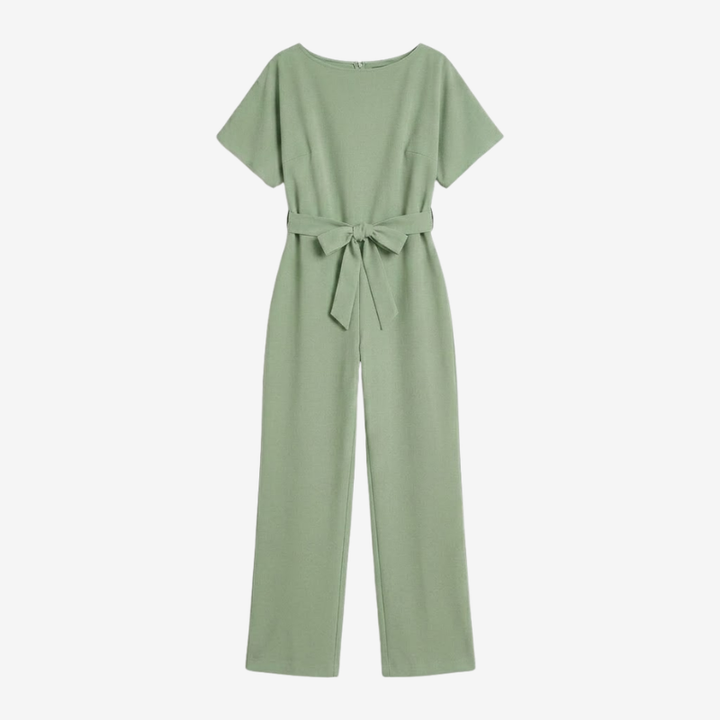 VALERIQUE | Combinaison en Coton Léger pour Femme – Taille Marquée et Jambes Larges