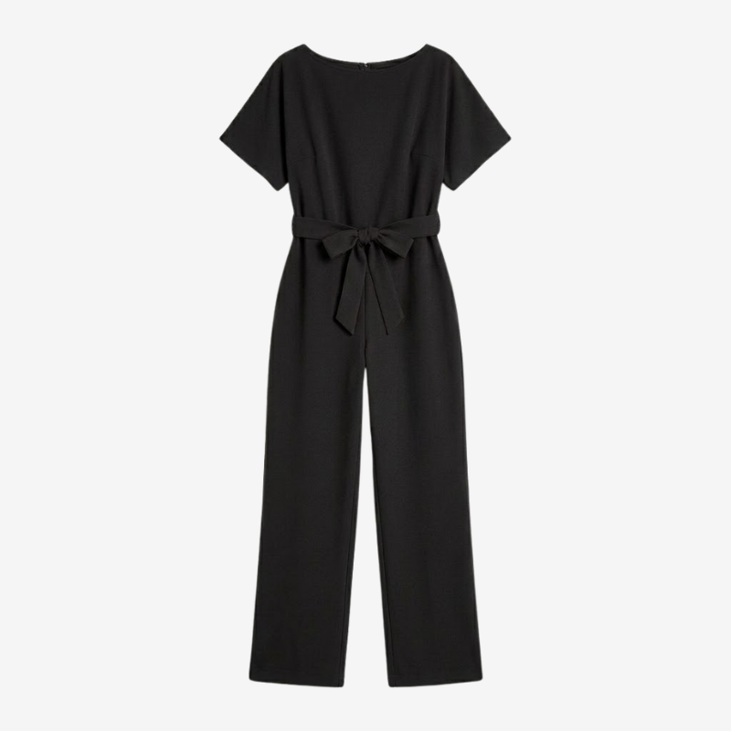 VALERIQUE | Combinaison en Coton Léger pour Femme – Taille Marquée et Jambes Larges