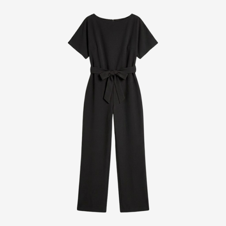 VALERIQUE | Combinaison en Coton Léger pour Femme – Taille Marquée et Jambes Larges