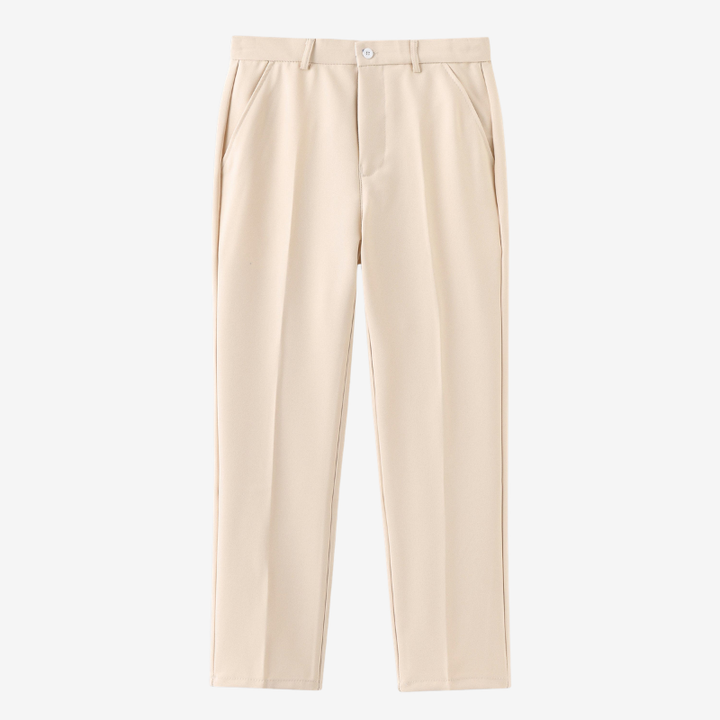 VALERIQUE | Pantalon Extensible en Coton pour Femme – Coupe Ajustée
