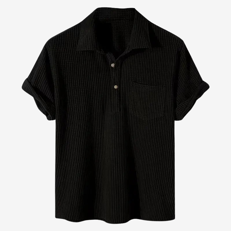VALERIQUE | Chemise Décontractée pour Homme – Manches Courtes et Coupe Classique