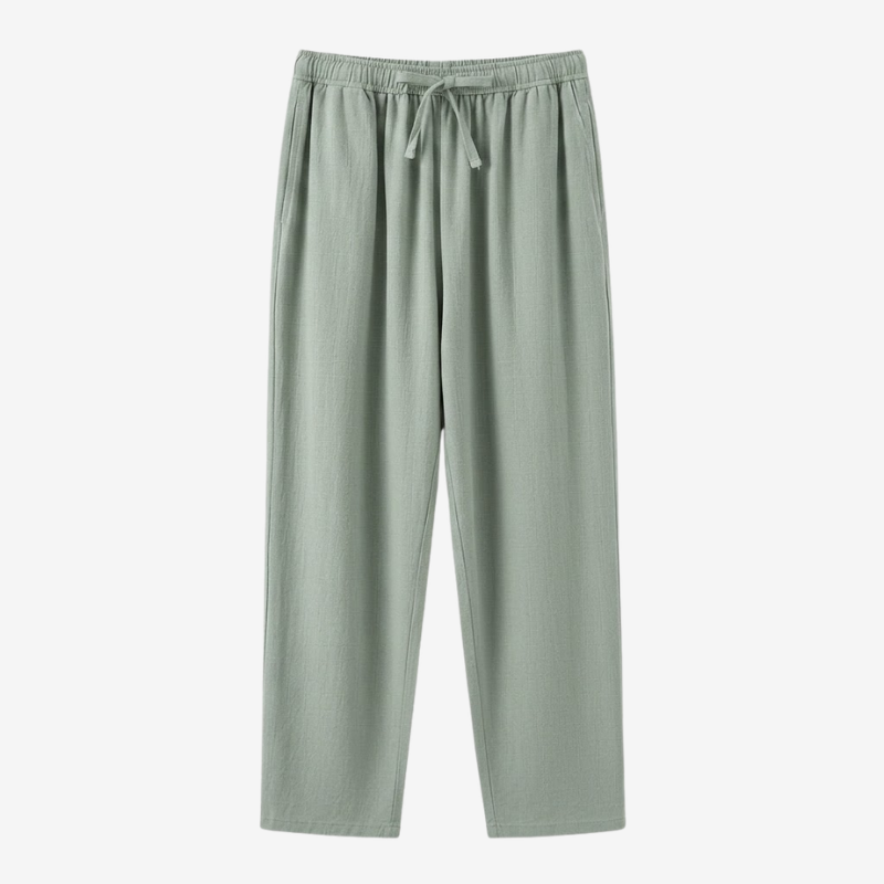 VALERIQUE | Pantalon en Lin Léger pour Homme – Coupe Ample