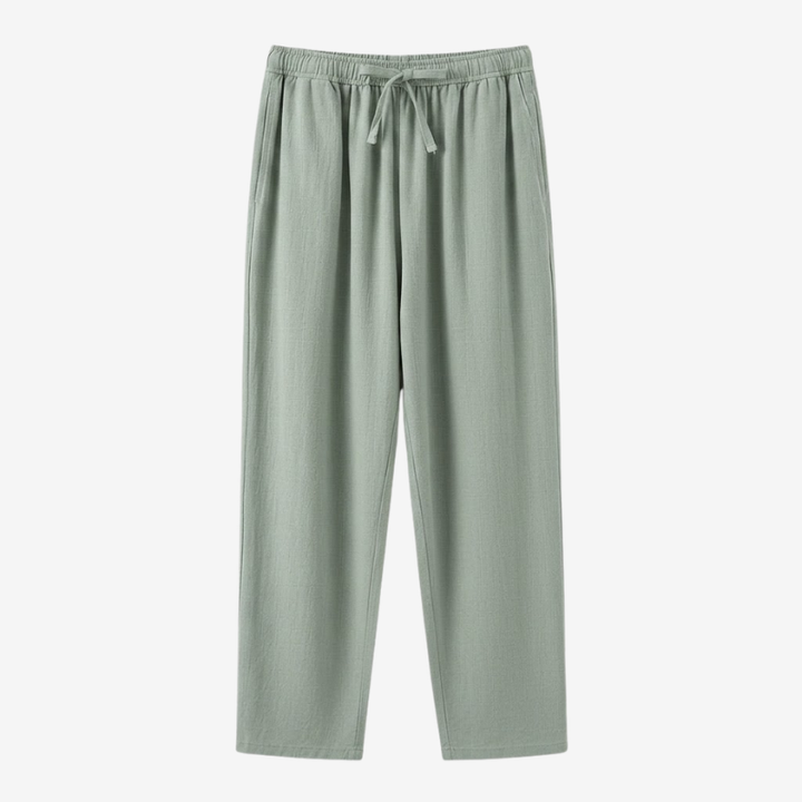 VALERIQUE | Pantalon en Lin Léger pour Homme – Coupe Ample