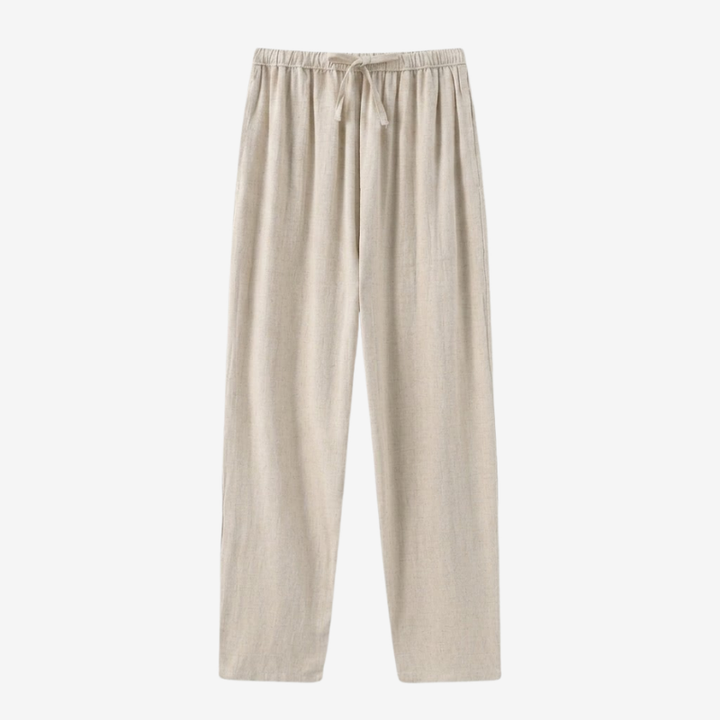 VALERIQUE | Pantalon en Lin Léger pour Homme – Coupe Ample