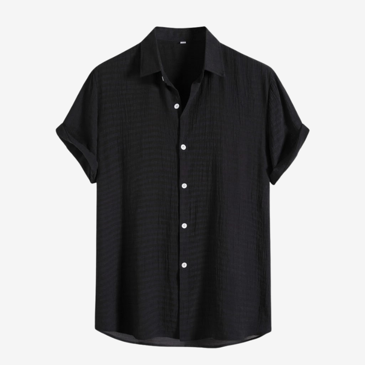 VALERIQUE | Chemise en Coton pour Homme – Manches Courtes et Coupe Classique