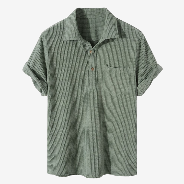 VALERIQUE | Chemise Décontractée pour Homme – Manches Courtes et Coupe Classique
