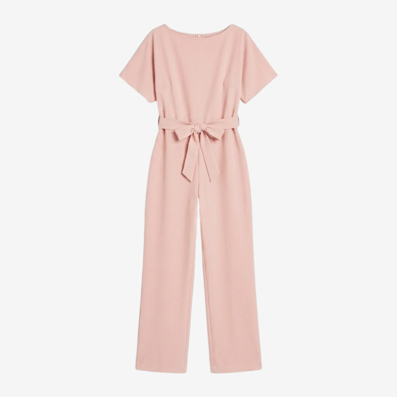 VALERIQUE | Combinaison en Coton Léger pour Femme – Taille Marquée et Jambes Larges