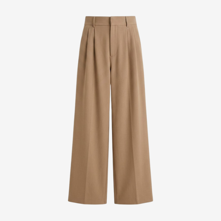 VALERIQUE | Pantalon Taille Haute pour Femme – Coupe Droite