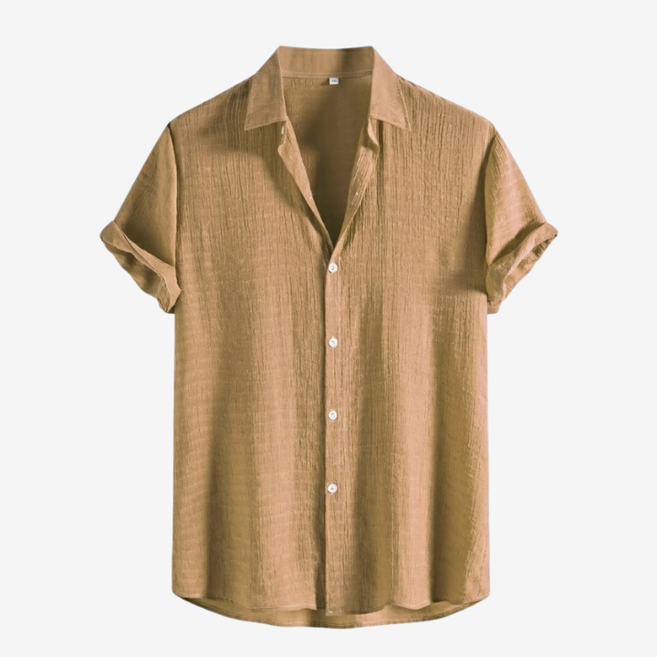 VALERIQUE | Chemise en Coton pour Homme – Manches Courtes et Coupe Classique