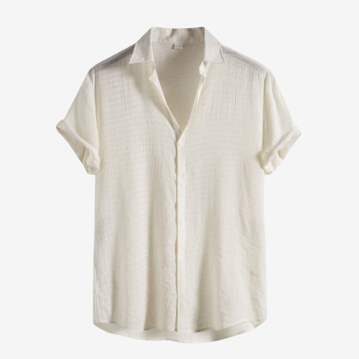 VALERIQUE | Chemise en Coton pour Homme – Manches Courtes et Coupe Classique