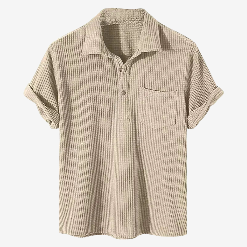 VALERIQUE | Chemise Décontractée pour Homme – Manches Courtes et Coupe Classique