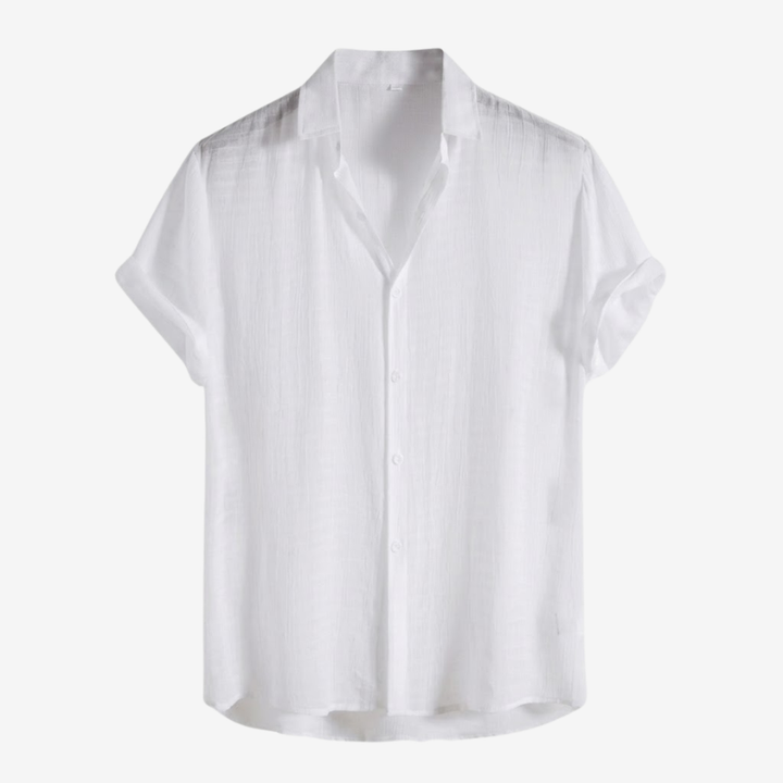 VALERIQUE | Chemise en Coton pour Homme – Manches Courtes et Coupe Classique